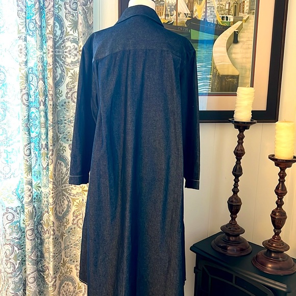 💯 COTTON JEAN DUSTER - Picture 4 of 12